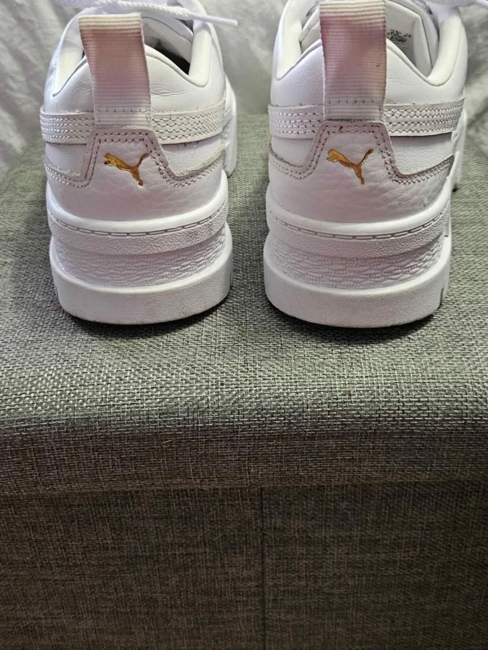 Puma White Platform Sneakers